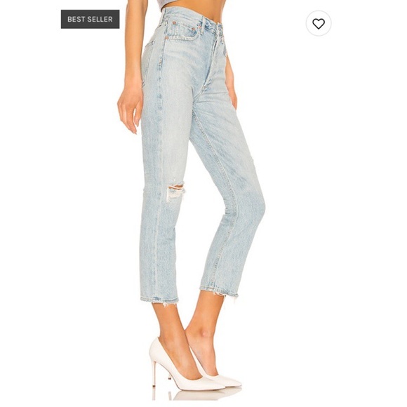 AGOLDE Riley High Rise Crop - Picture 2 of 4